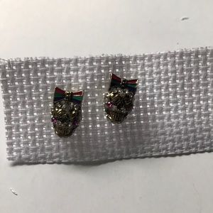 Betsey Johnson skull earrings